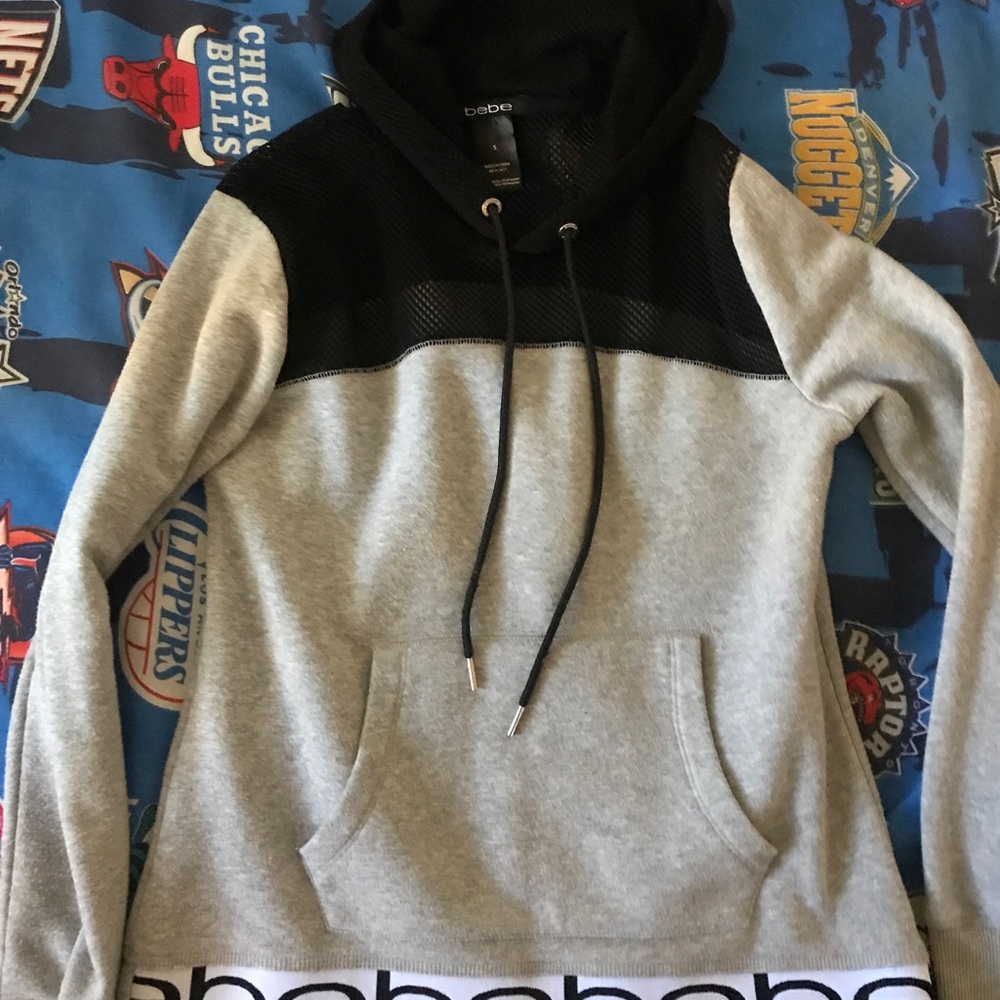 Bebe pullover Mesh (Net)Hoodie - Picture 5 of 8